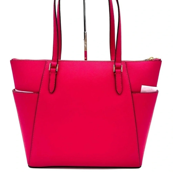 Michael Kors Large Charlotte Tote Bag Electric Pink - Picture 5 of 12